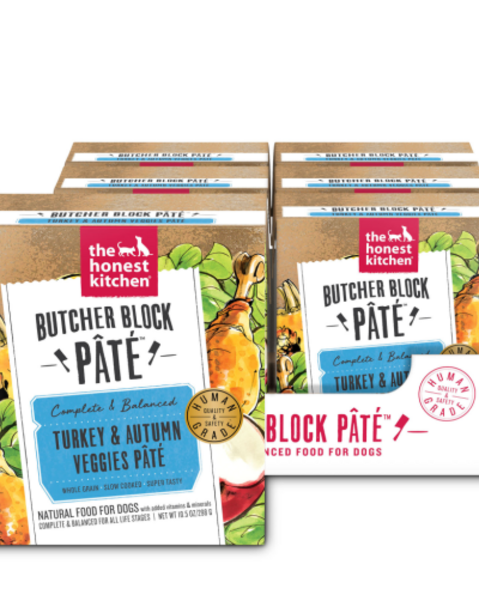 The Honest Kitchen The Honest Kitchen DOG BUTCHER BLOCK TURKEY AUTUMN VEGGIE - 10.5 OZ CASE OF 6
