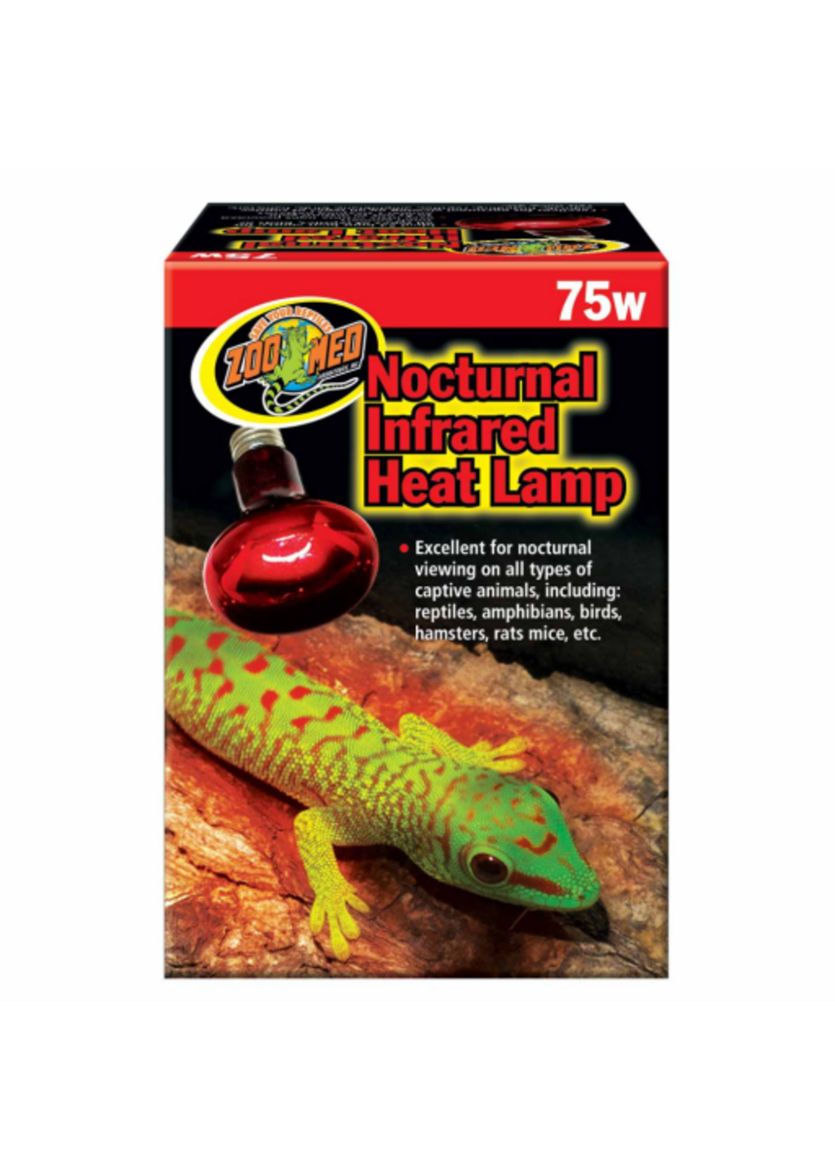 Zoo Med Zoo Med Nocturnal Infrared Heat Lamp - 75 Watt