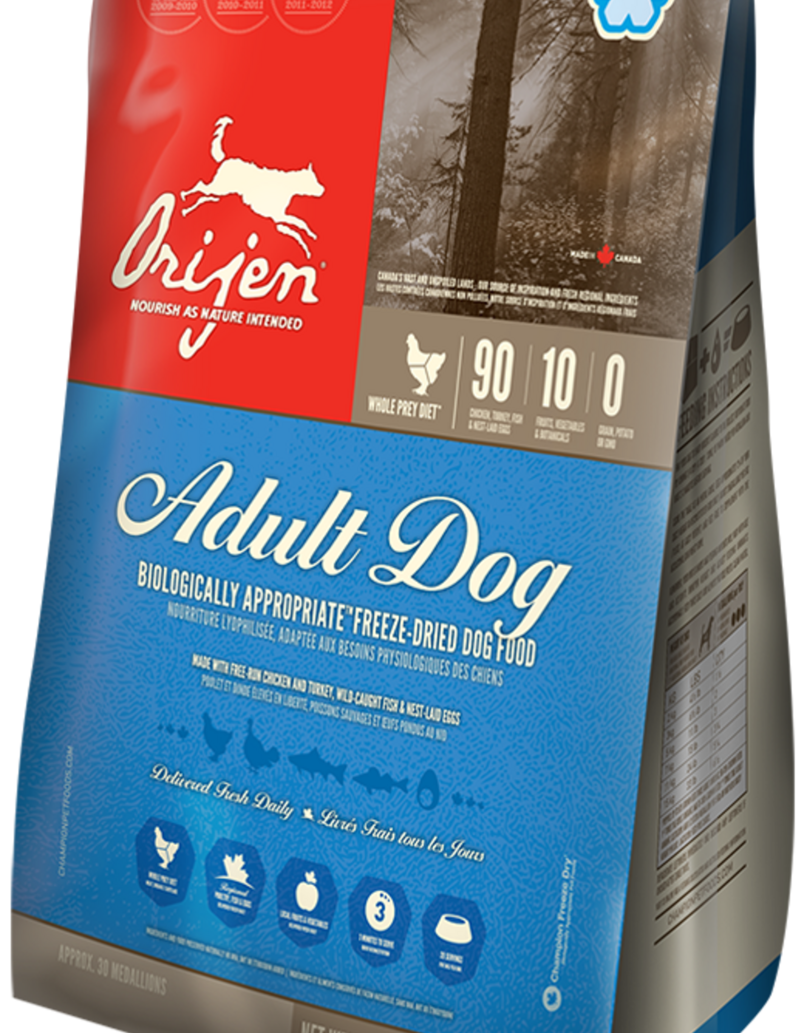 ORIJEN ORIJEN Original Poultry Fish & Egg Freeze-Dried Dog Food - 16 Oz