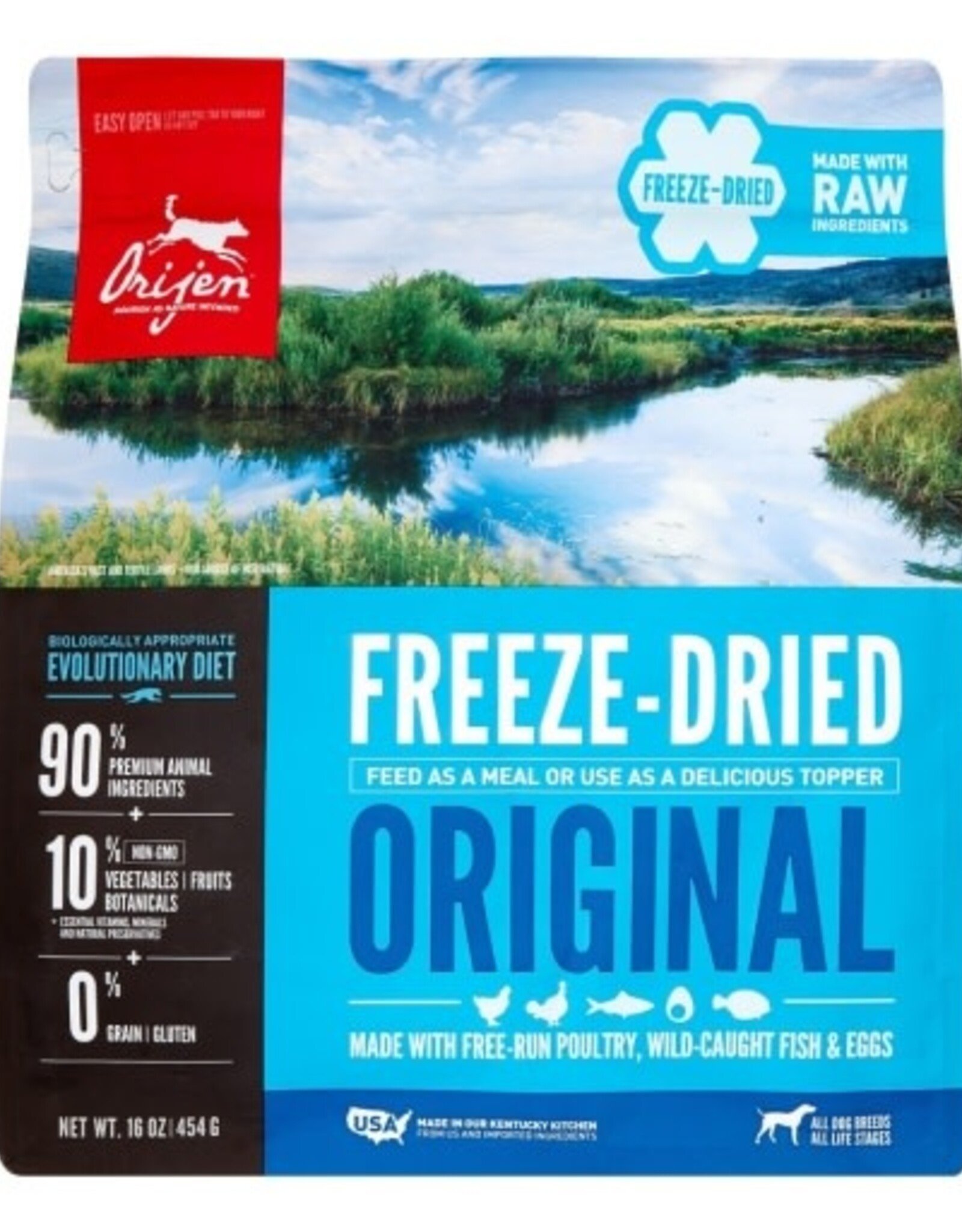 ORIJEN ORIJEN Original Poultry Fish & Egg Freeze-Dried Dog Food - 16 Oz