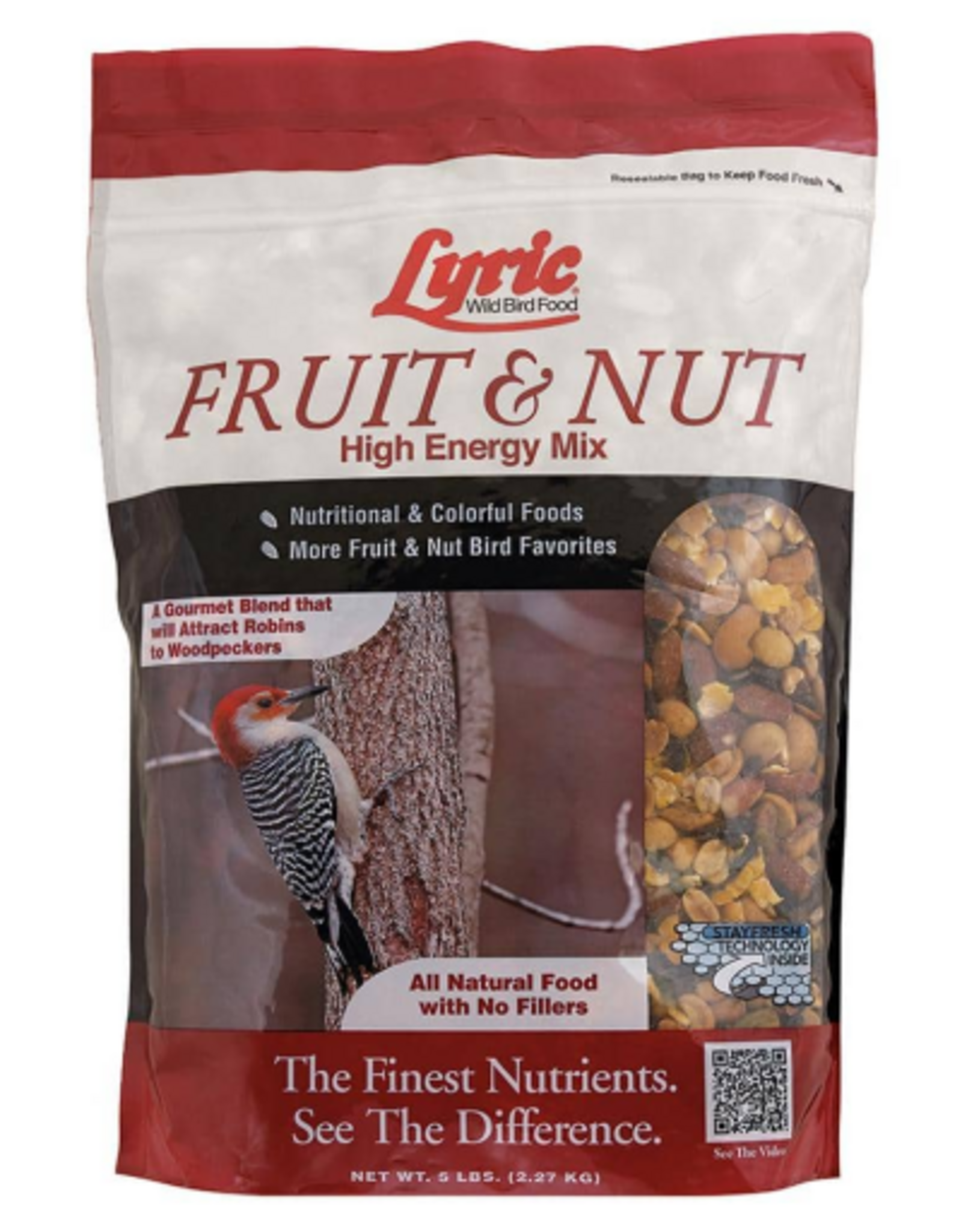 Lyric Lyric Fruit & Nut Wild Bird Seed High Energy Mix - 5 lb.