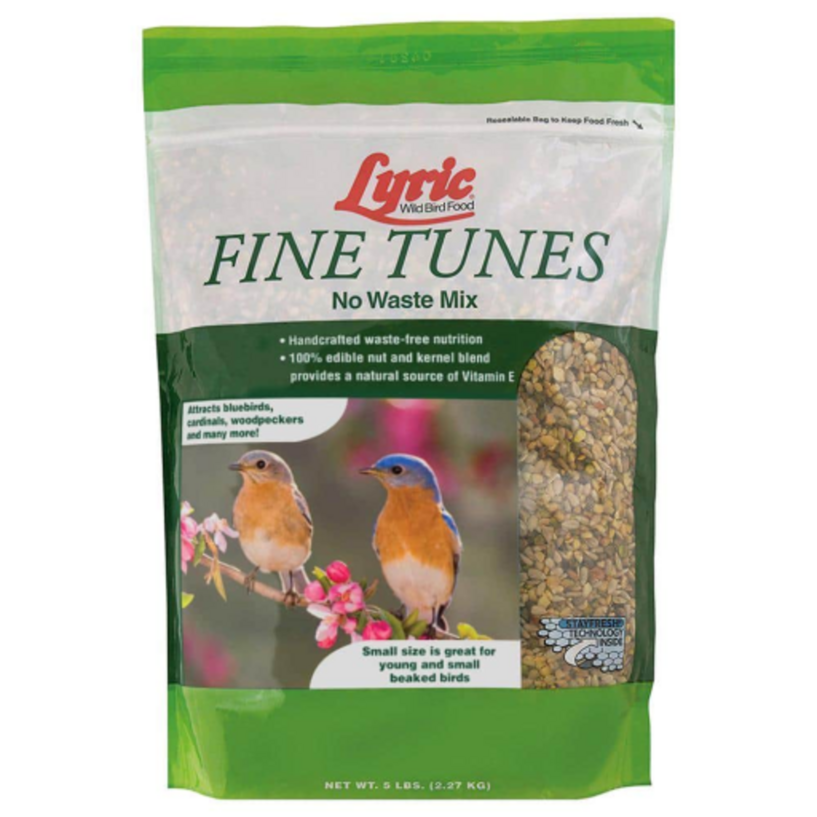 Lyric Lyric Fine Tunes No Waste Wild Bird Mix 5 Lb
