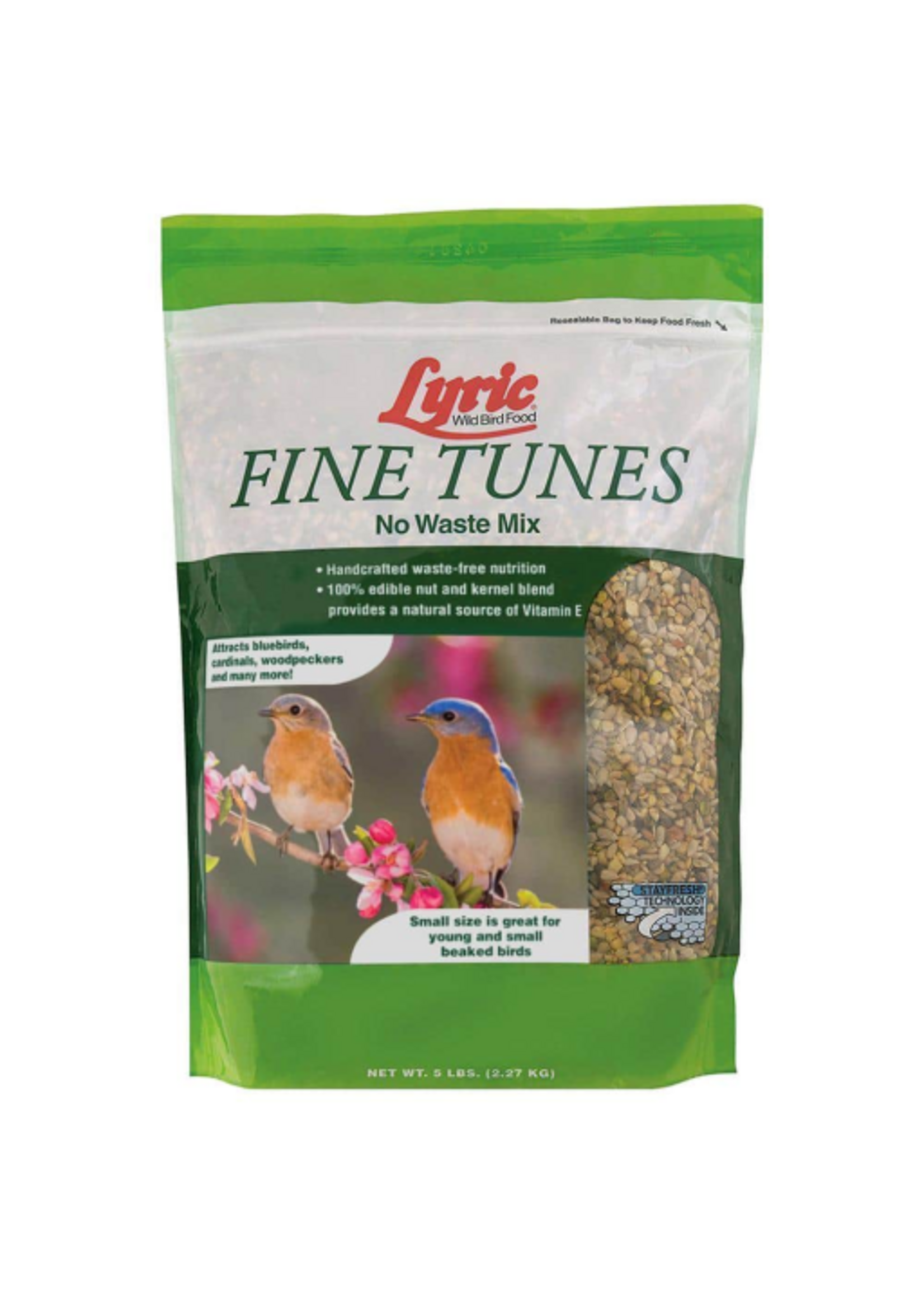 Lyric Lyric Fine Tunes No Waste Wild Bird Mix 5lb
