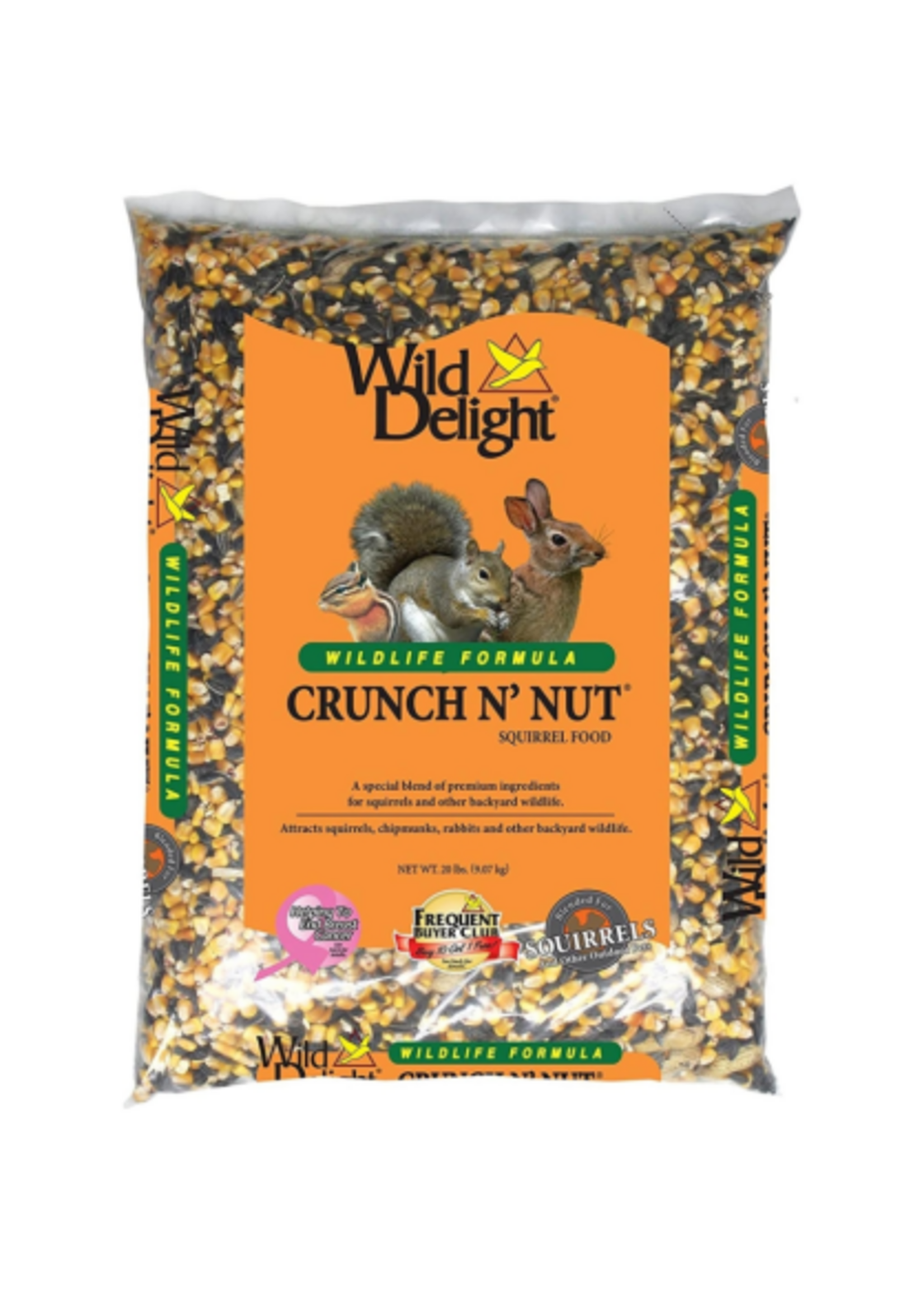 Wild Delight Wild Delight Crunch 'N Nut Squirrel Food - 20 Lbs.
