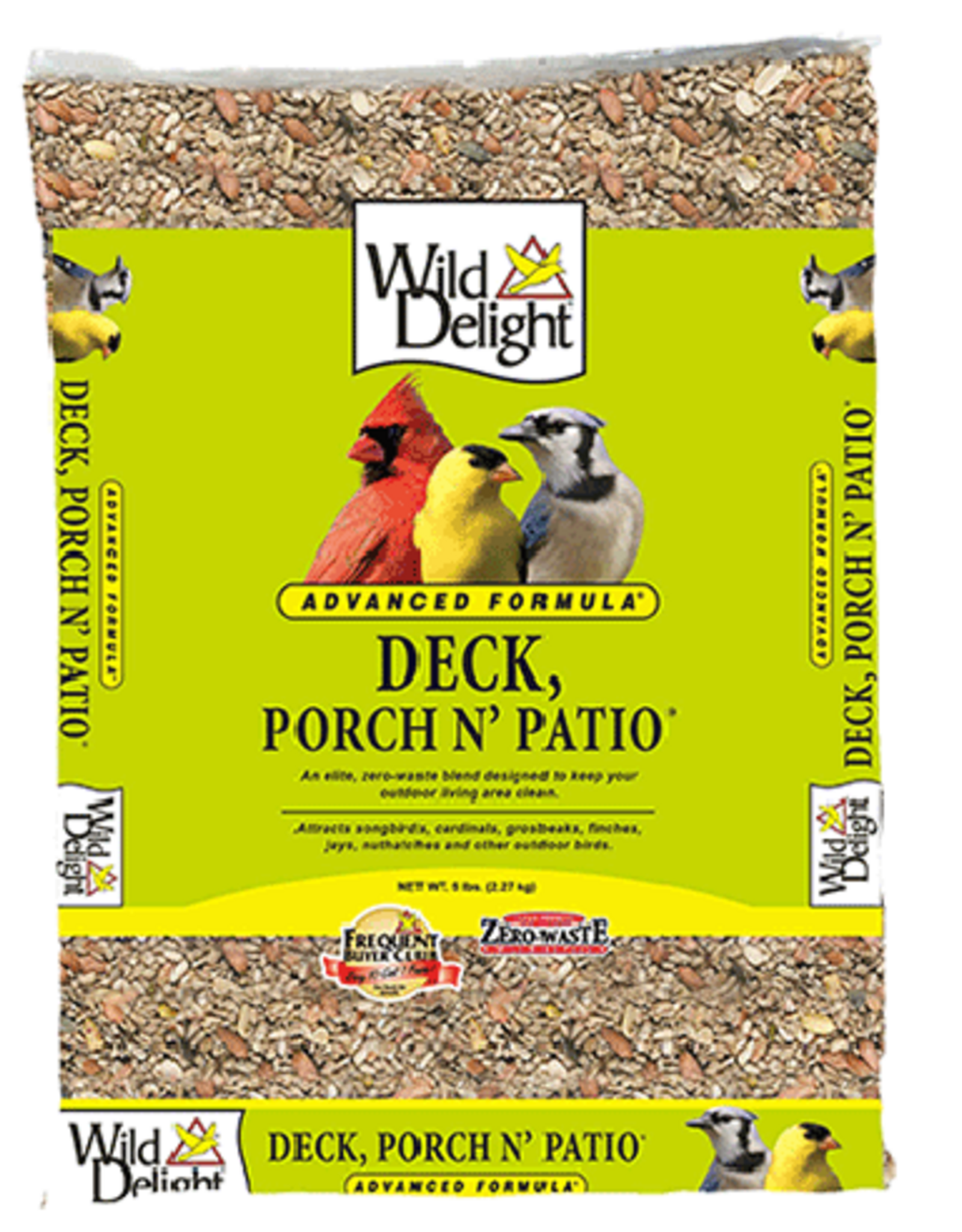 Wild Delight Wild Delight Deck Porch 'N Patio Wild Bird Seed - 5 lbs.