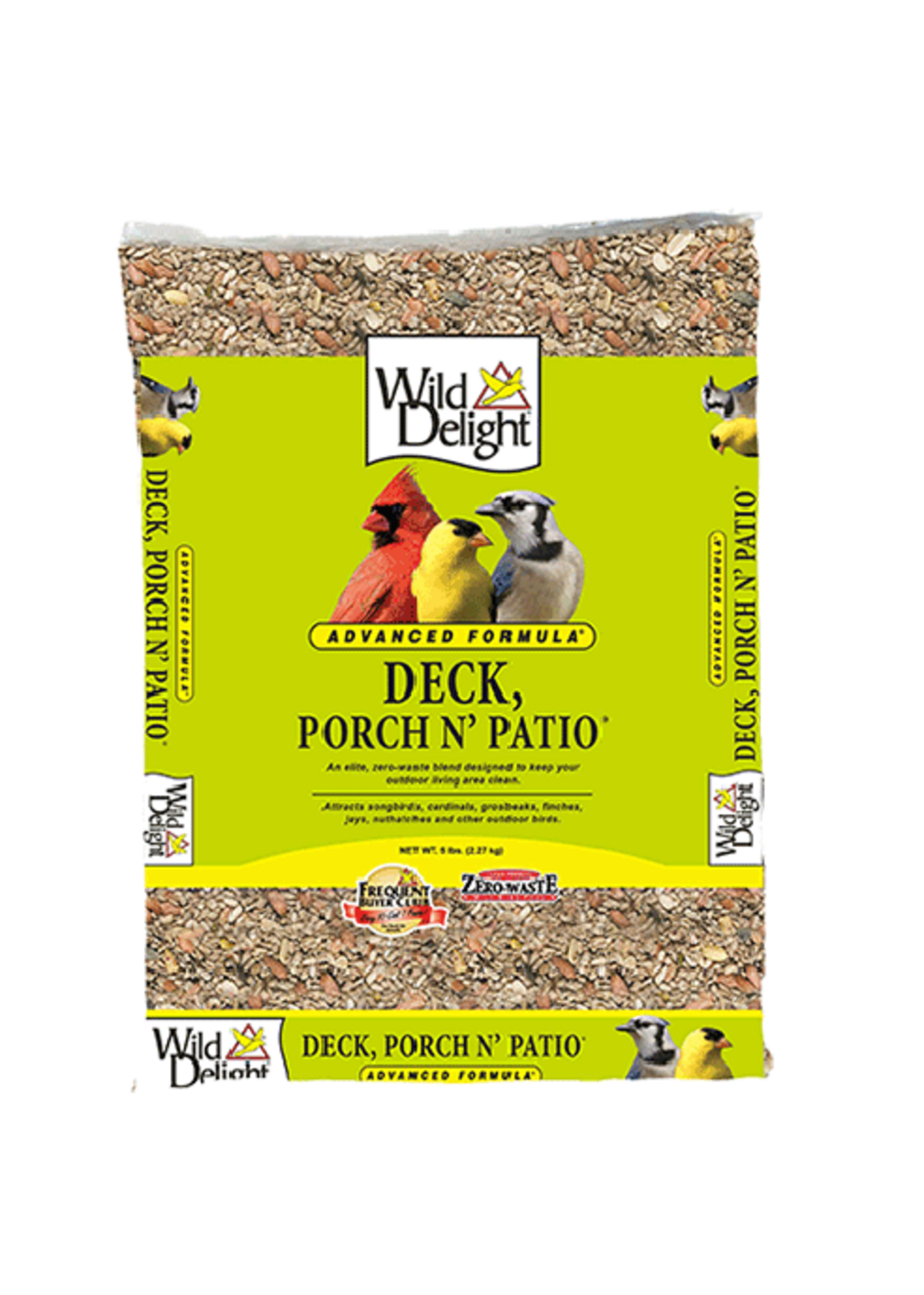 Wild Delight Wild Delight Deck Porch 'N Patio Wild Bird Seed - 5 lbs.