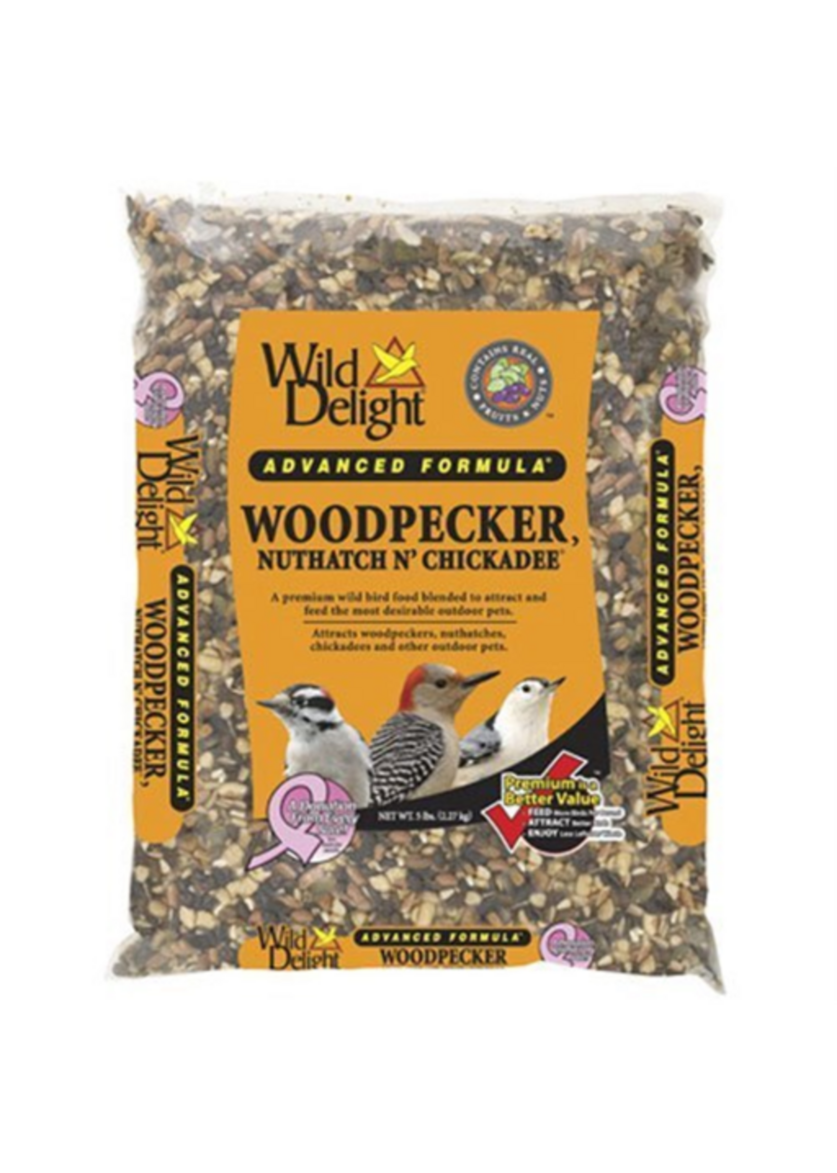 Wild Delight Wild Delight Woodpecker Blend Wild Bird Seed - 5 Lbs.