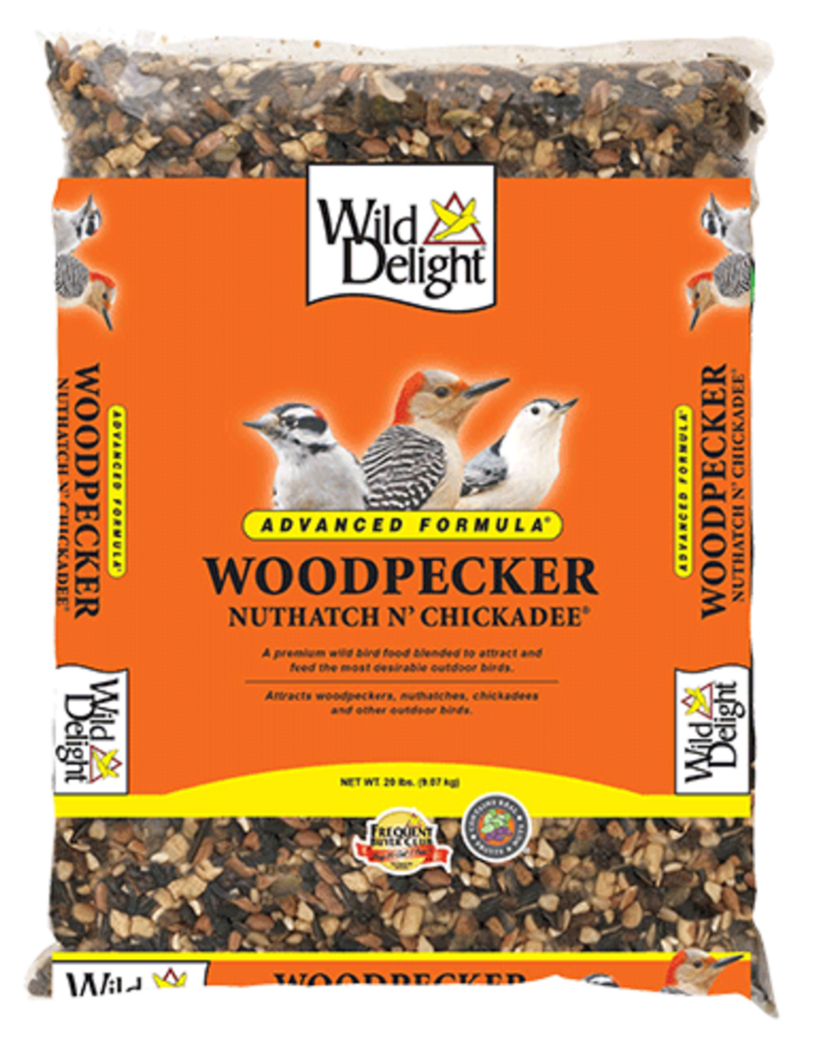 Wild Delight Wild Delight Woodpecker Nuthatch 'N Chickadee Bird Seed - 20 lbs.