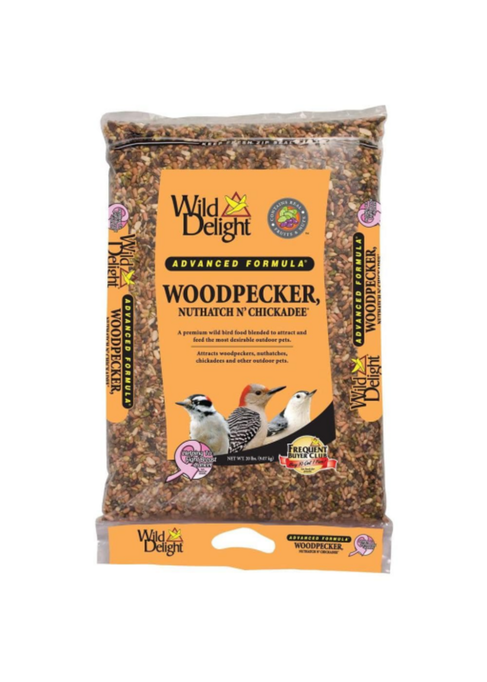 Wild Delight Wild Delight Woodpecker Nuthatch 'N Chickadee Bird Seed - 20 lbs.