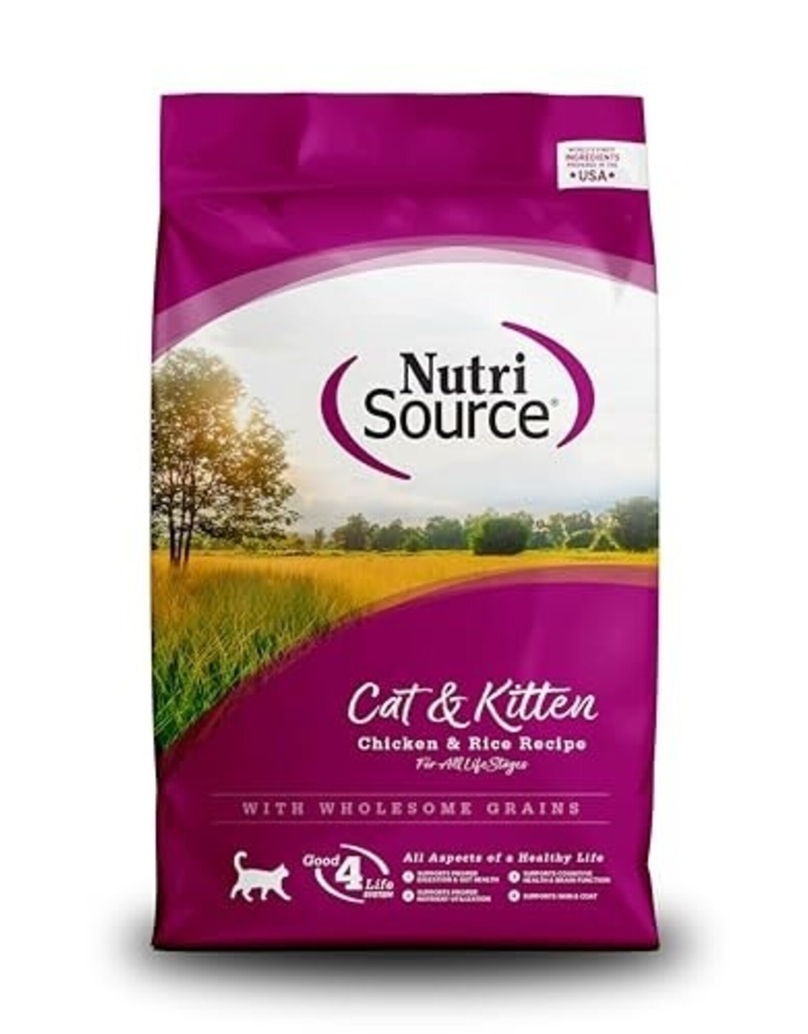 NutriSource NutriSource Cat & Kitten Chicken & Rice Dry Cat Food - 12 Lb