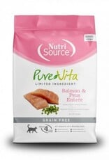 NutriSource PureVita Grain Free Salmon & Peas Dry Cat Food - 4 Lb Bag