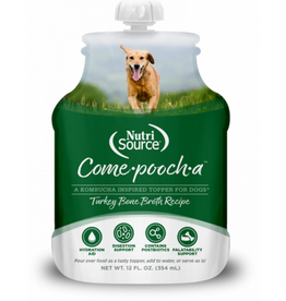 NutriSource NUTRISOURCE COME-POOCH-A TURKEY BONE BROTH - 12 OZ