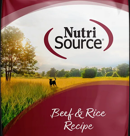 NutriSource NUTRISOURCE DOG BEEF & BROWN RICE - 26 lbs