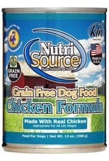 NutriSource NutriSource Grain Free Chicken Formula Canned Dog Food - 13 Oz, Case of 12