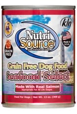 NutriSource NutriSource Grain Free Seafood Select Formula Canned Dog Food - 13 Oz, Case of 12