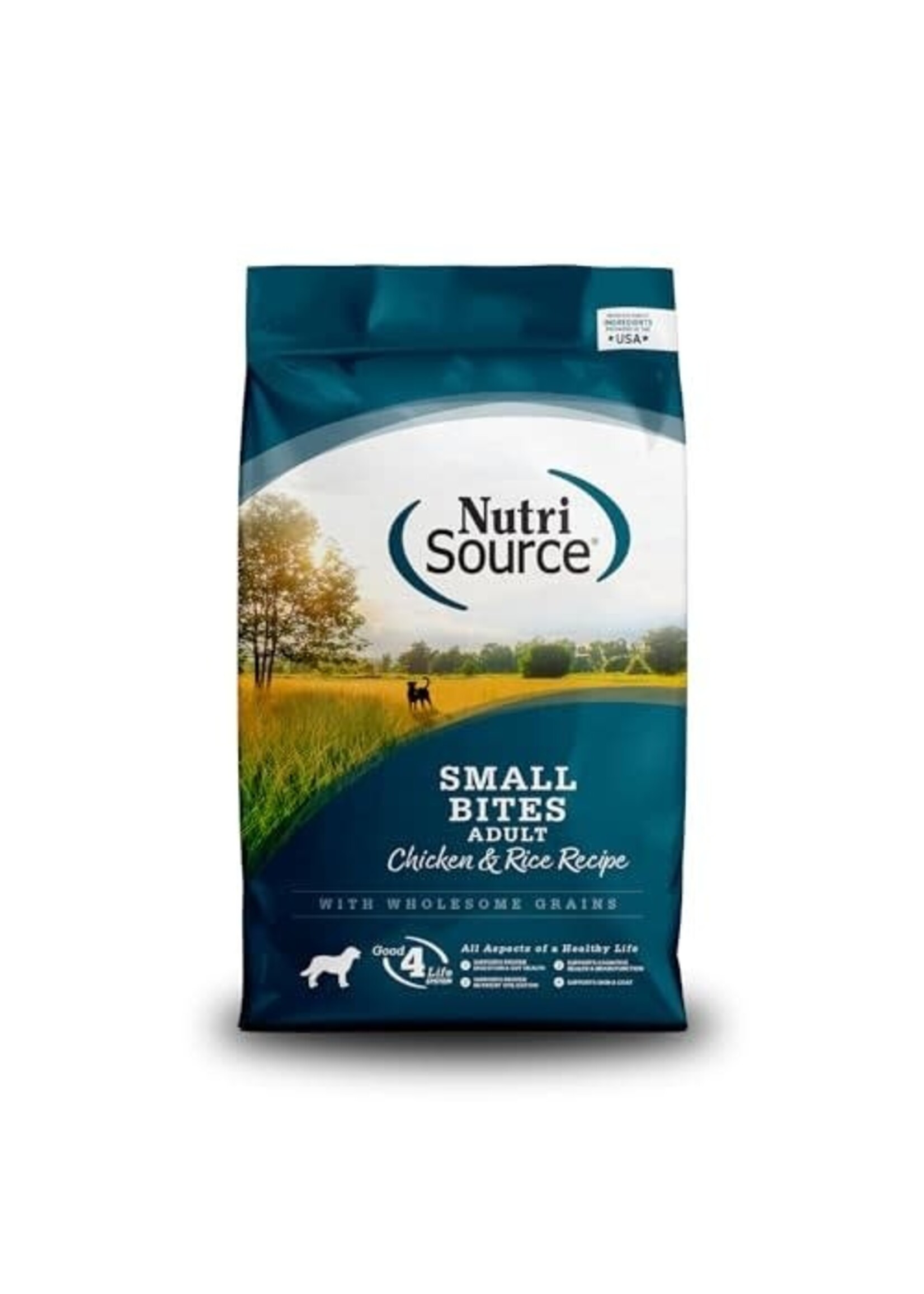 NutriSource NutriSource Adult Small Bites Chicken & Rice Dry Dog Food - 12 lb