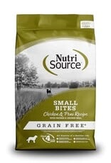 NutriSource NutriSource Grain Free Small Breed Bites Chicken & Pea Recipe Dry Dog Food - 12 Lb Bag