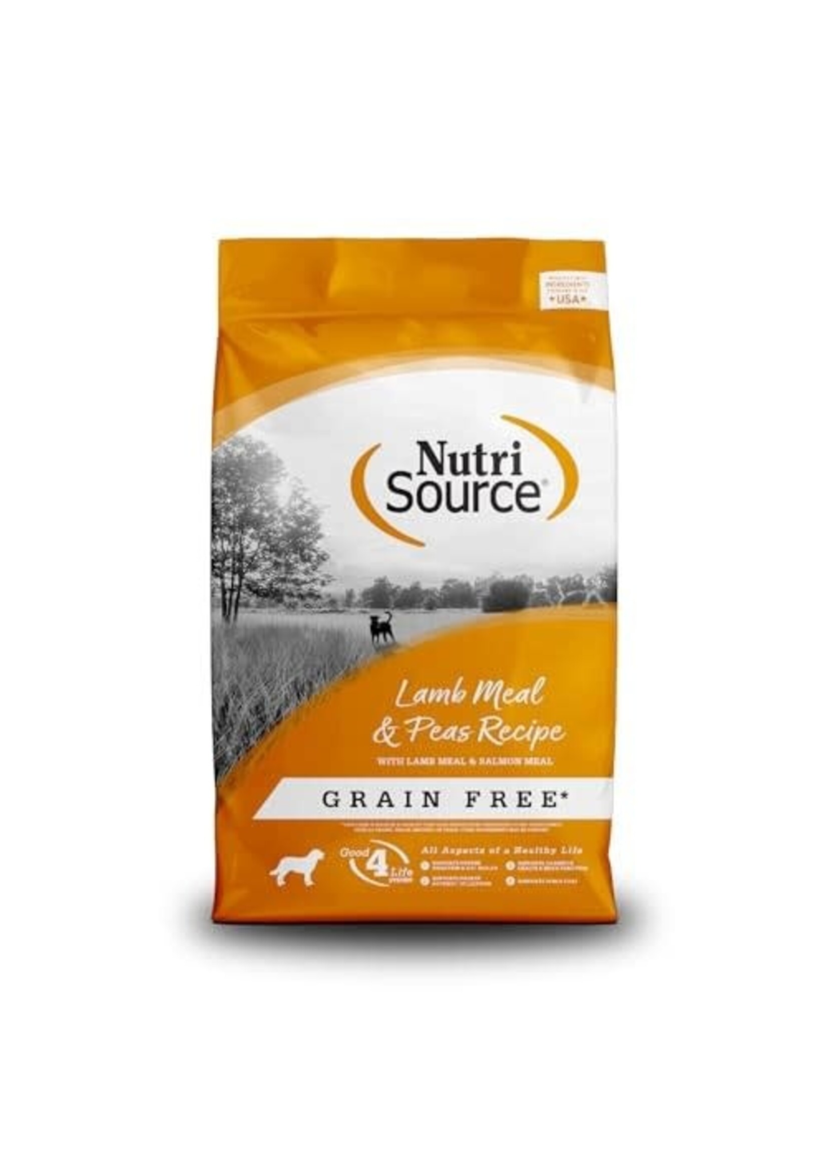 NutriSource NutriSource Adult Grain Free Lamb Meal & Peas Dry Dog Food - 12 lb