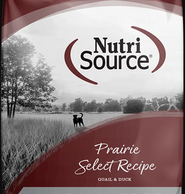 NutriSource NUTRISOURCE DOG GRAIN FREE PRAIRIE SELECT QUAIL & DUCK - 26 lbs