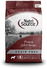 NutriSource NUTRISOURCE DOG GRAIN FREE PRAIRIE SELECT QUAIL & DUCK - 26 lbs