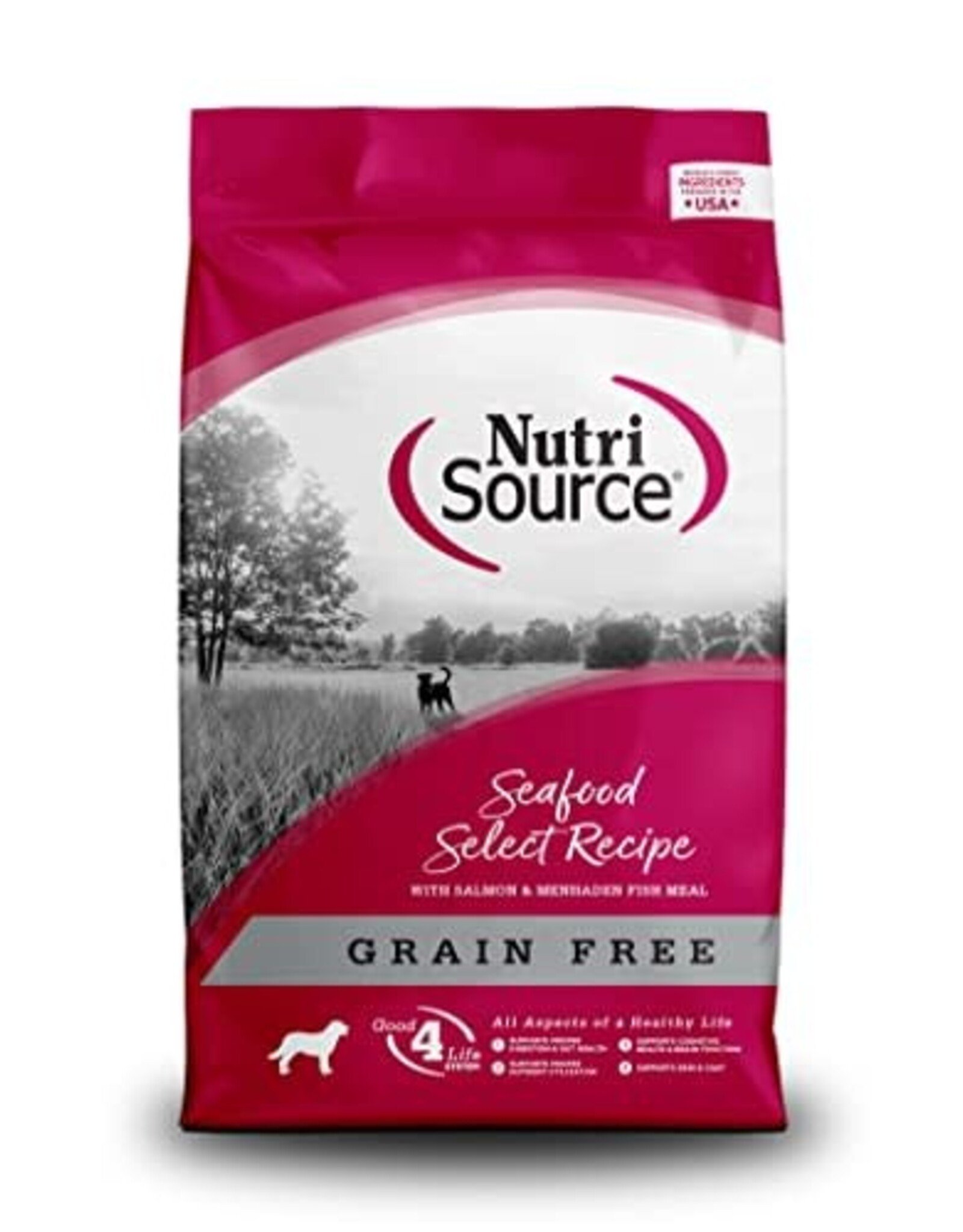 NutriSource NUTRISOURCE DOG GRAIN FREE SEAFOOD SELECT - 26 lbs