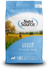 NutriSource NUTRISOURCE DOG LARGE BREED TROUT & RICE - 26 lbs
