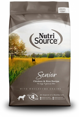 NutriSource NutriSource Senior Chicken and Rice Cubes Dog Food - 26 lb