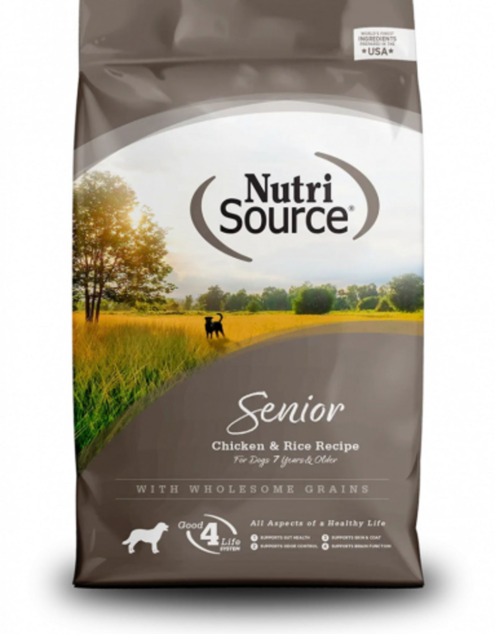 NutriSource NutriSource Senior Chicken and Rice Cubes Dog Food - 26 lb