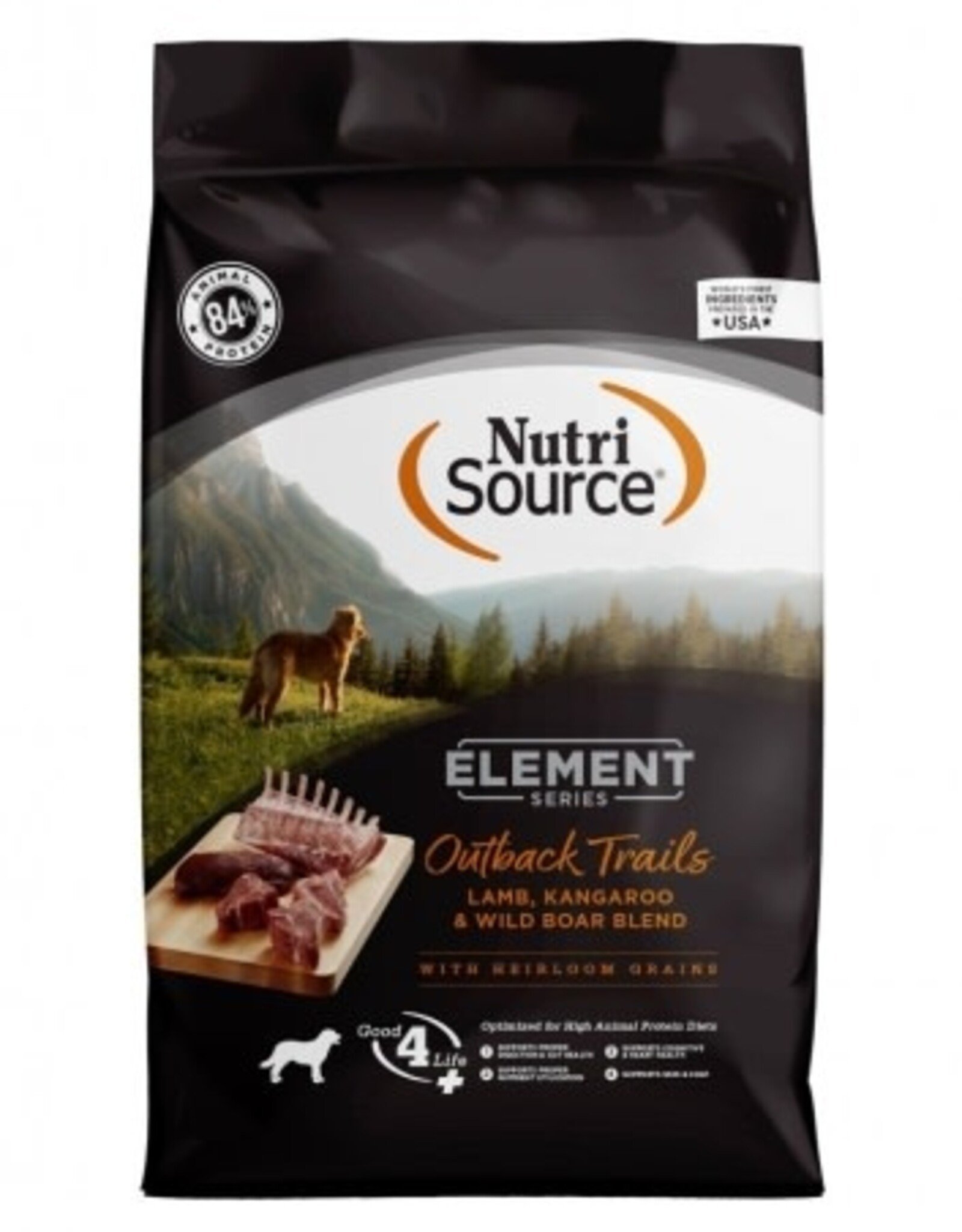NutriSource NutriSource Element Series Outback Trails Recipe Dry Dog Food - 4 Lb