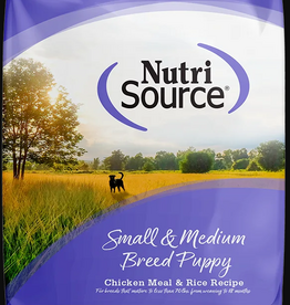 NutriSource NutriSource Small & Medium Breed Puppy Chicken & Rice Dry Dog Food - 12 Lb