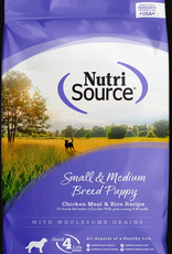 NutriSource NutriSource Small & Medium Breed Puppy Chicken & Rice Dry Dog Food - 4 Lb