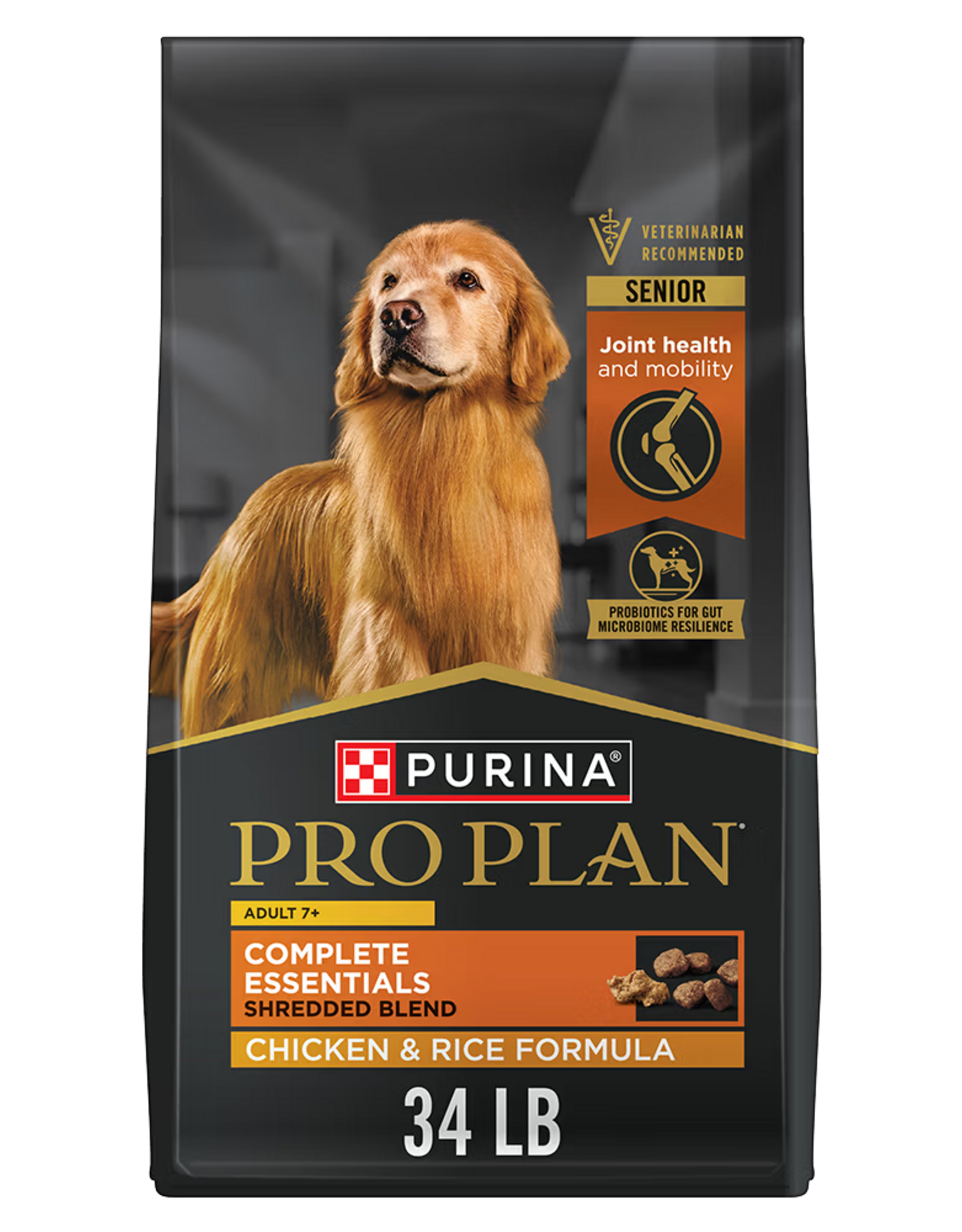 Purina Pro Plan Purina Pro Plan Adult 7+ Shredded Chicken & Rice Dry Dog Food - 18 lb