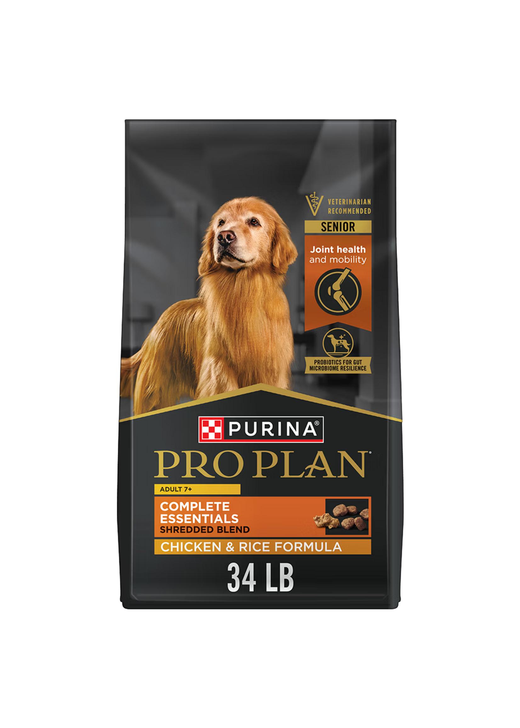 Purina Pro Plan Purina Pro Plan Adult 7+ Shredded Chicken & Rice Dry Dog Food - 18 lb