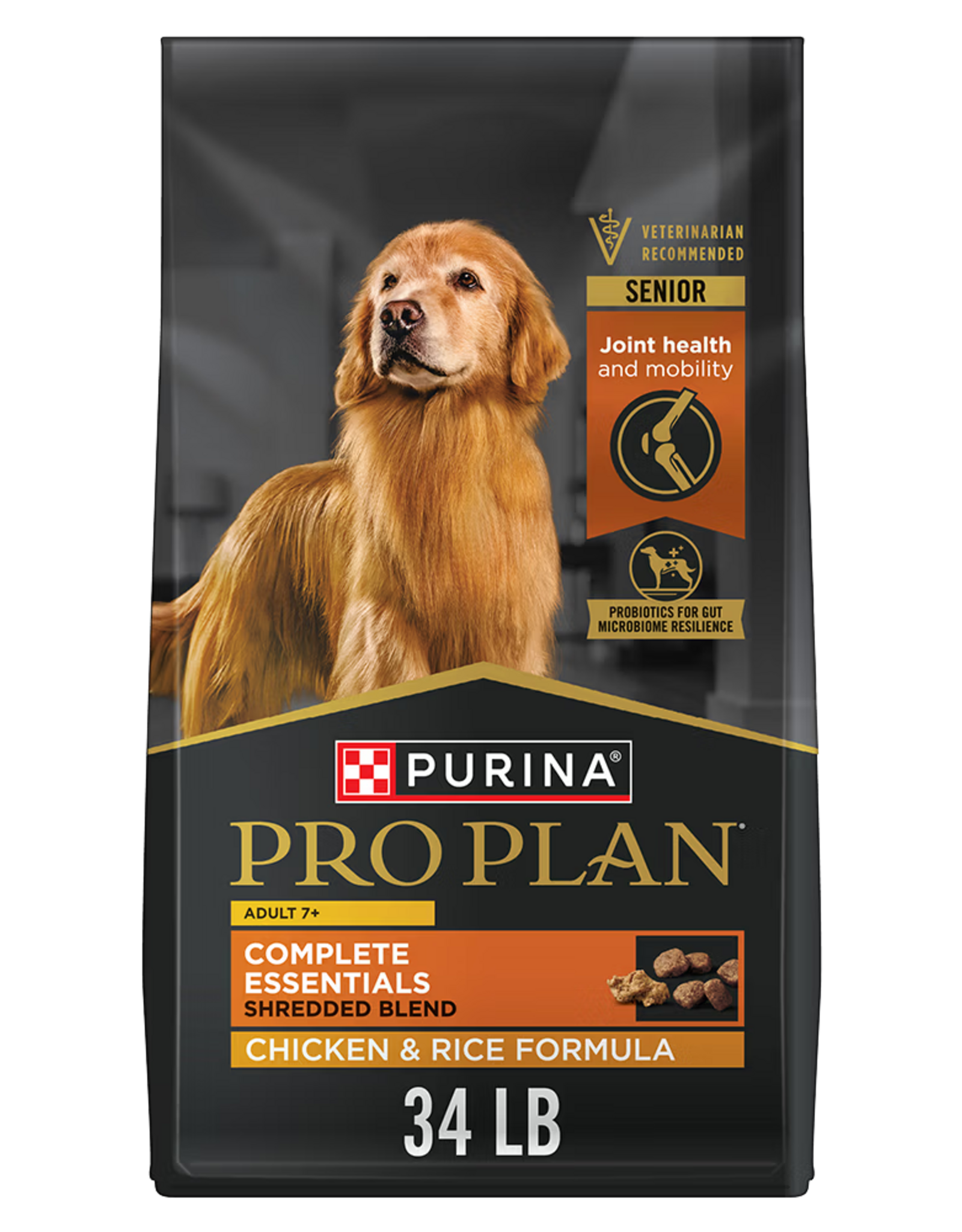 Nestle Purina PRO PLAN DOG ADULT 7+ SHREDDED CHICKEN 34 LBS