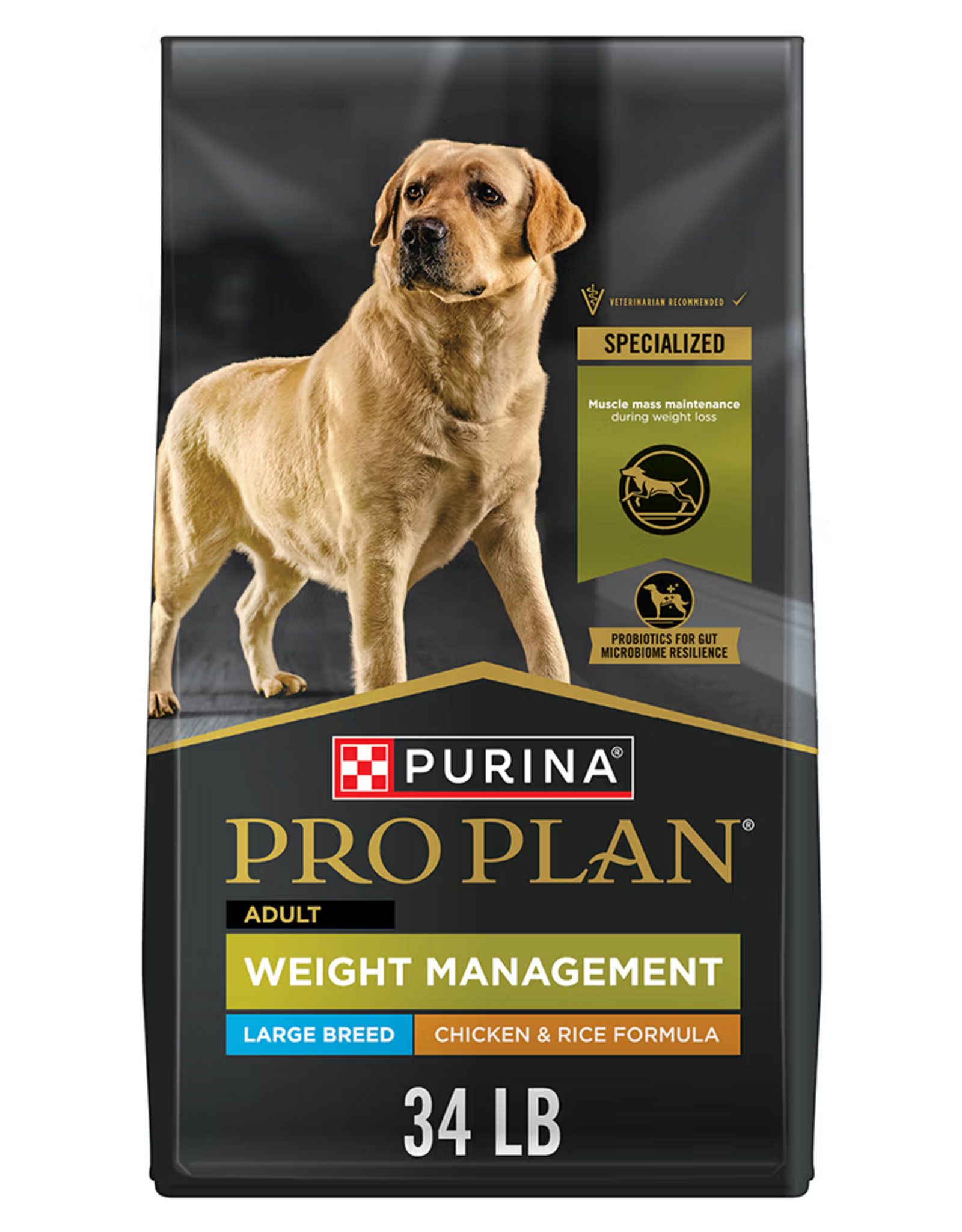 Purina Pro Plan Purina Pro Plan Large Breed Weight Management Chicken & Rice Dry Dog Food - 34 lb