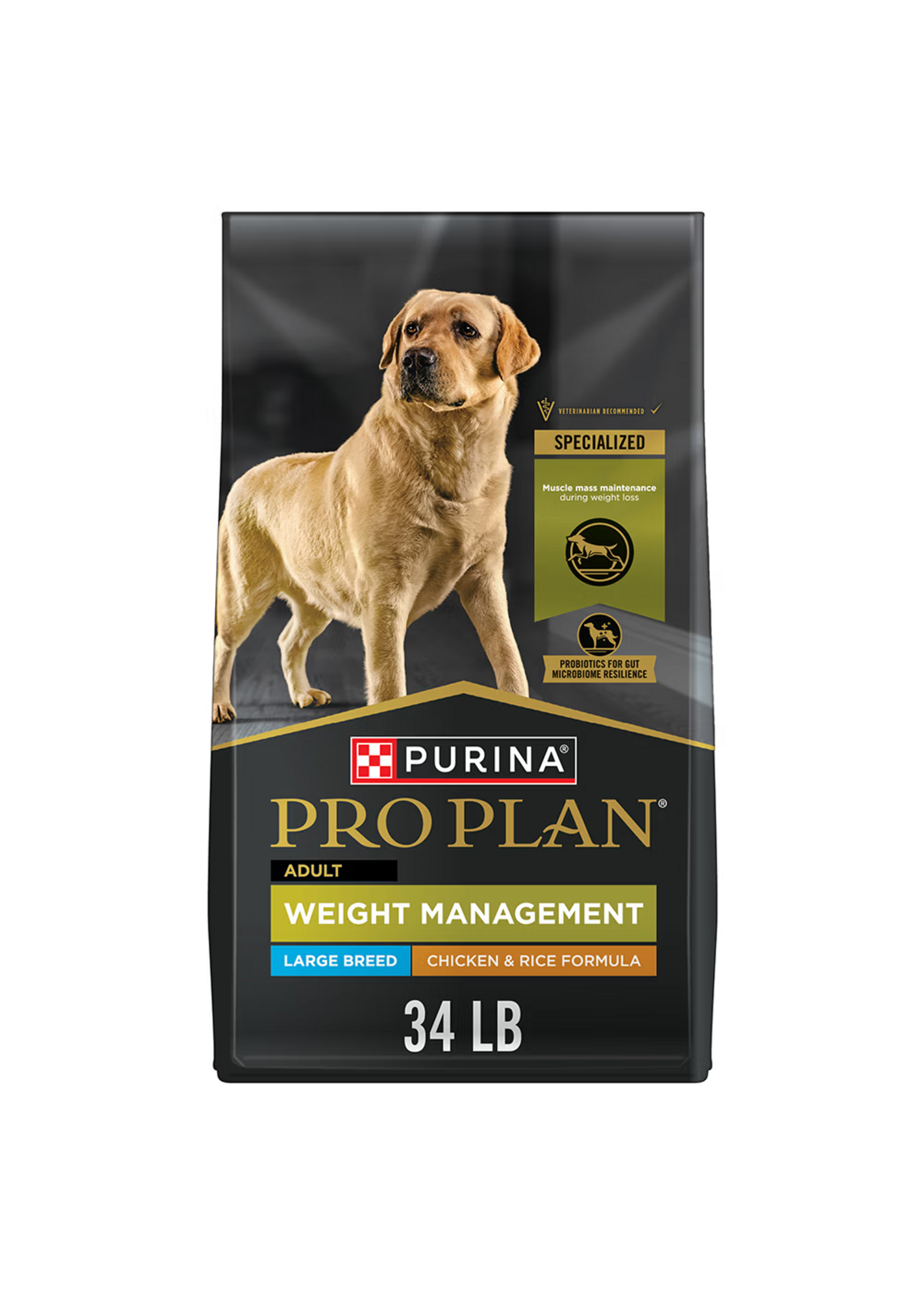 Purina Pro Plan Purina Pro Plan Large Breed Weight Management Chicken & Rice Dry Dog Food - 34 lb