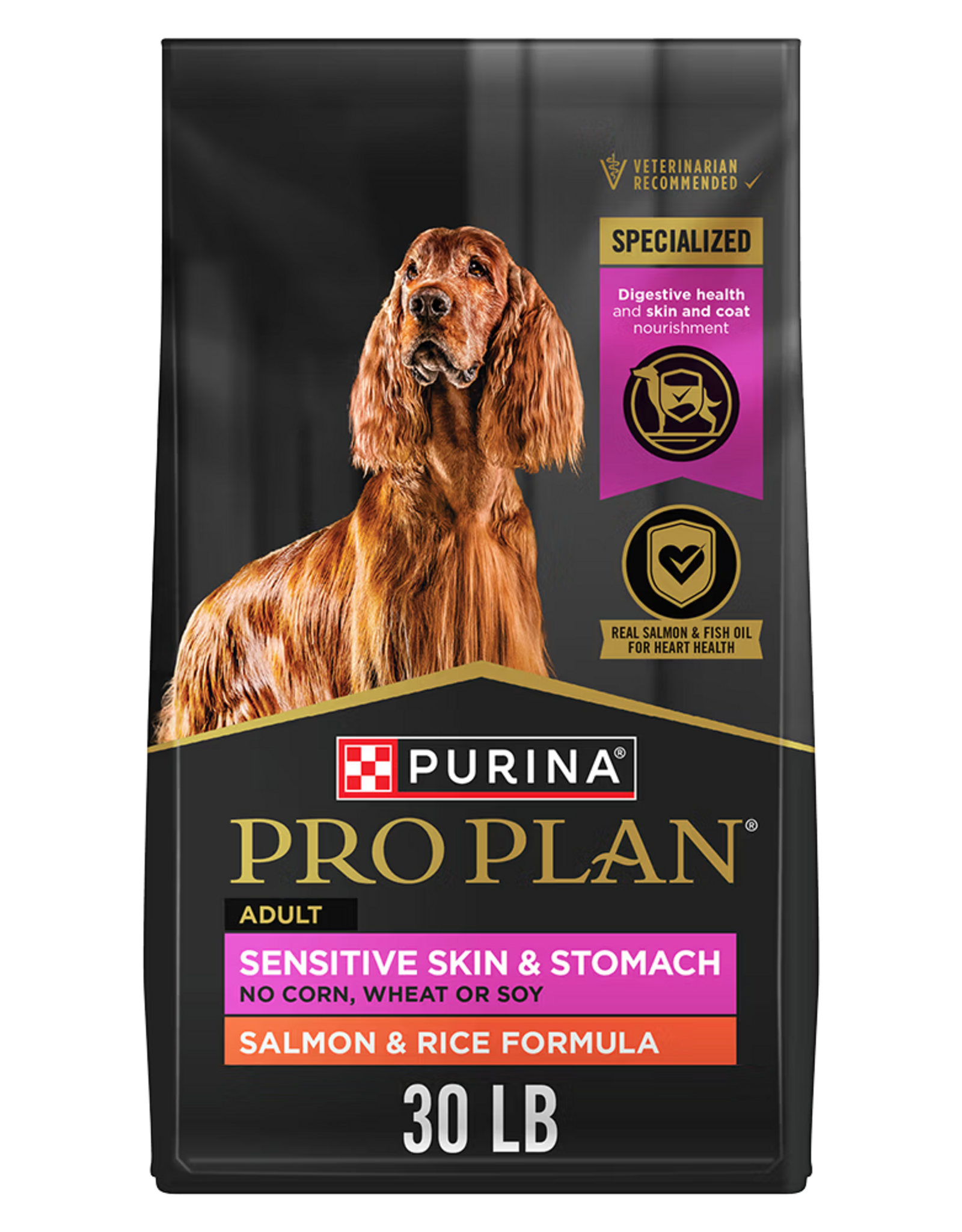 Nestle Purina PRO PLAN DOG SENSITIVE SKIN & STOMACH SALMON & RICE 30 LBS