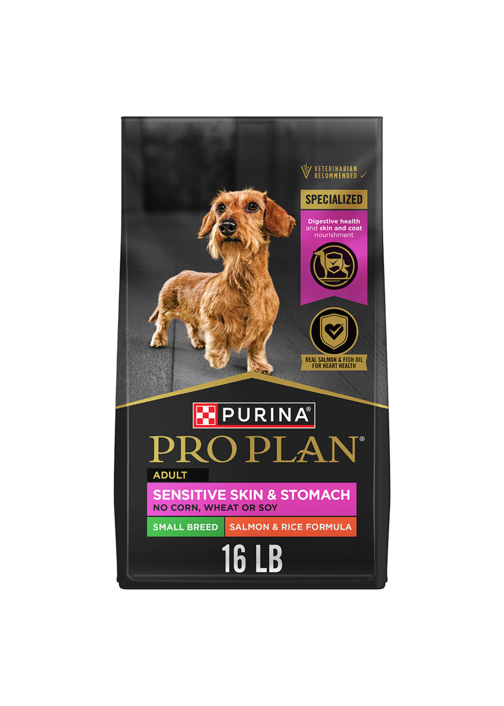 Purina Pro Plan Purina Pro Plan Small Breed Sensitive Stomach Salmon & Rice Dry Dog Food - 4 lb