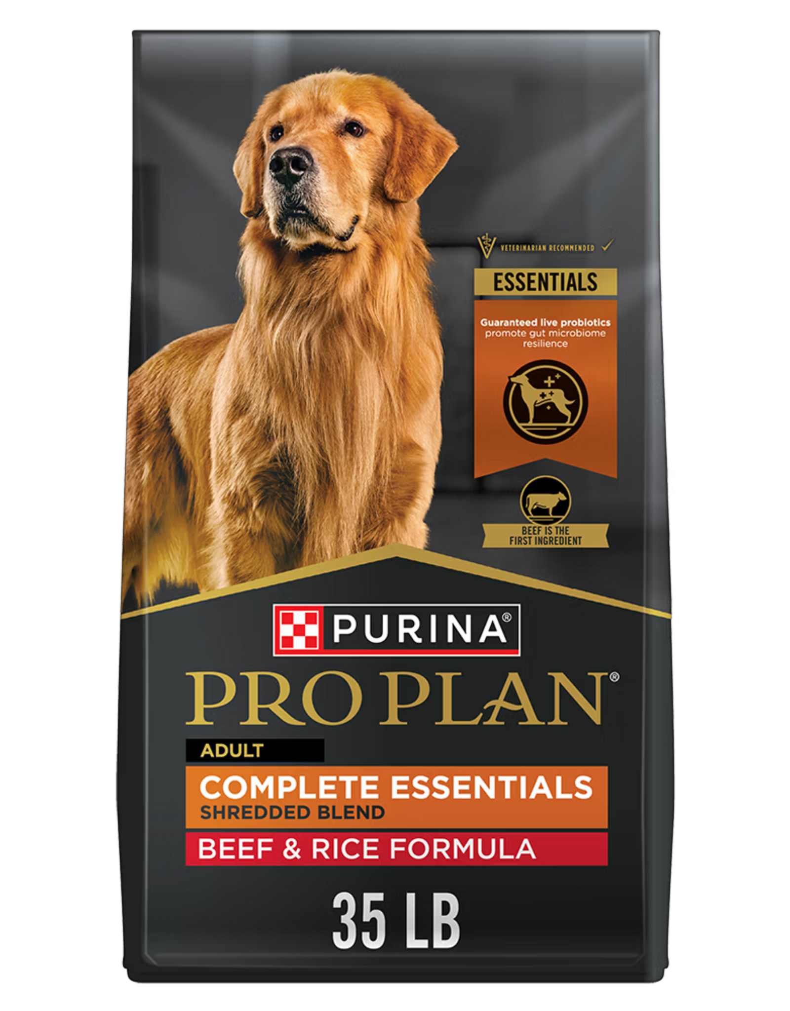 Nestle Purina PRO PLAN DOG SHREDDED BEEF 35 LBS