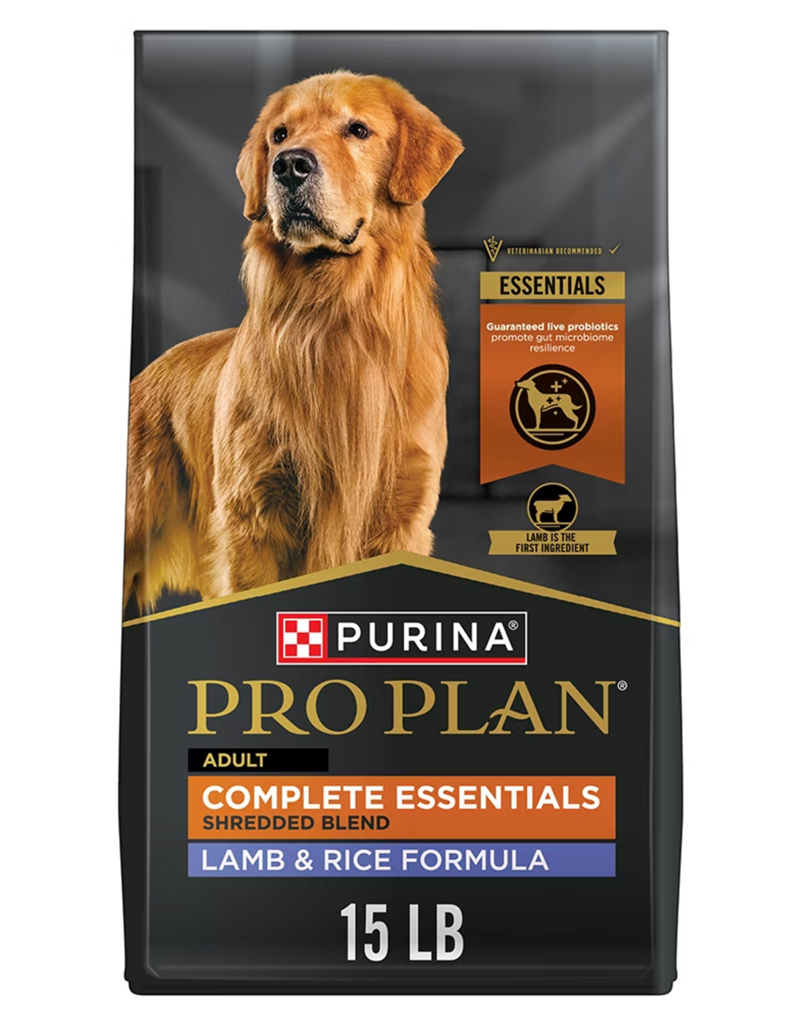 Purina Pro Plan Purina Pro Plan Shredded Lamb & Rice Dry Dog Food  - 15 lb