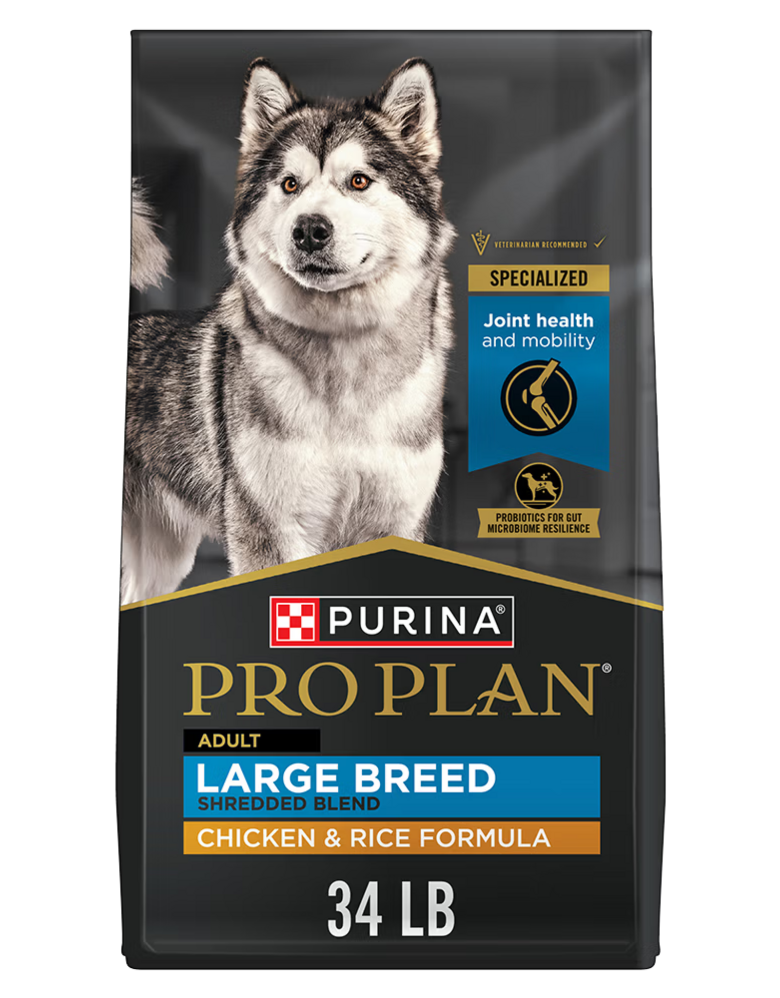 Nestle Purina PRO PLAN DOG SHREDDED LARGE BREED ADULT 34 LBS