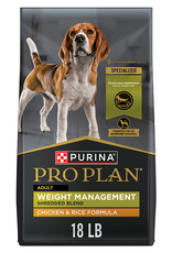 Purina Pro Plan Purina Pro Plan Weight Management Shredded Chicken & Rice Dry Dog Food - 18 lb