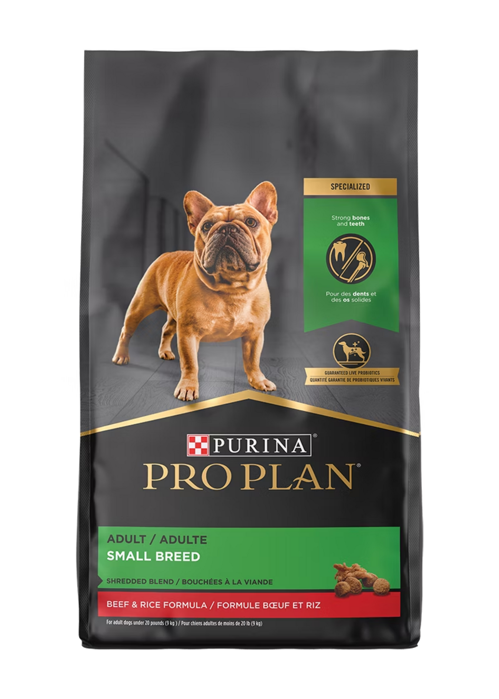 Purina Pro Plan Purina Pro Plan Small Breed Adult Shredded Beef & Rice Dry Dog Food - 6 lb