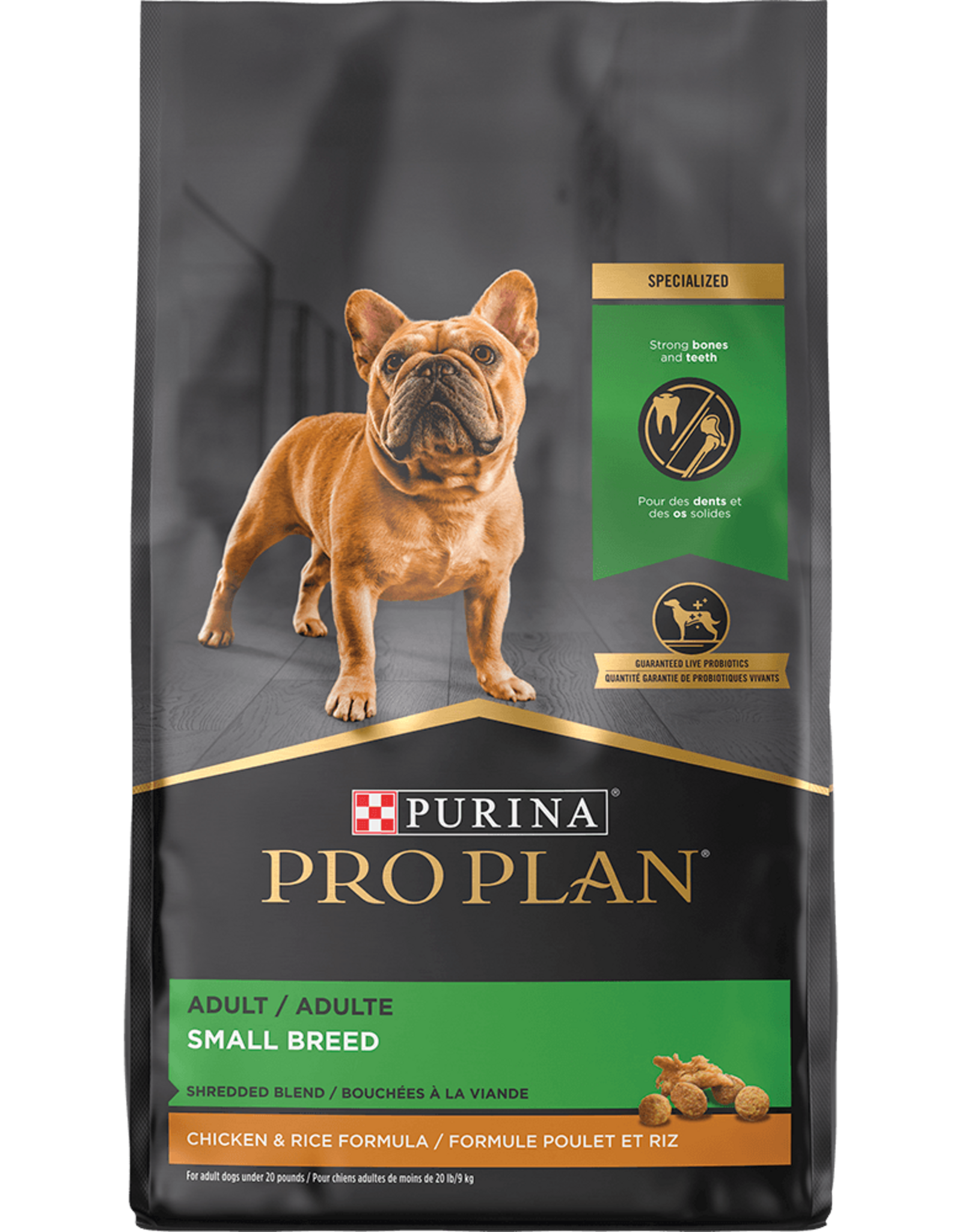 Nestle Purina PRO PLAN DOG SMALL BREED ADULT SHREDDED CHICKEN 18 LBS