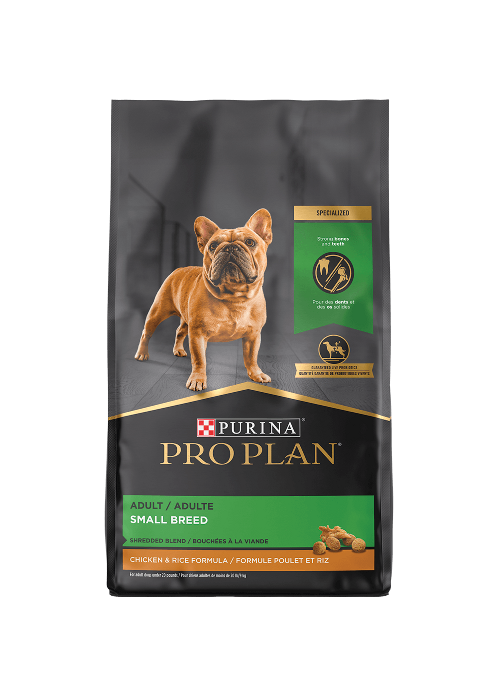 Purina Pro Plan Purina Pro Plan Small Breed Adult Shredded Chicken & Rice Dry Dog Food - 18 lb
