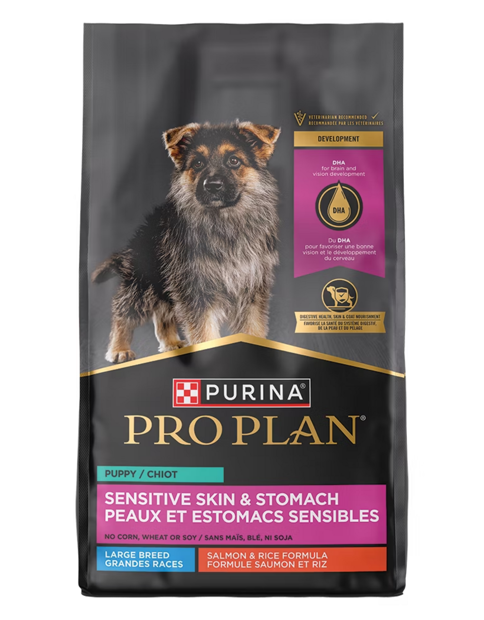 Purina Pro Plan Purina Pro Plan Puppy Large Breed Sensitive Skin & Stomach Salmon & Rice Dry Dog Food - 24 lb