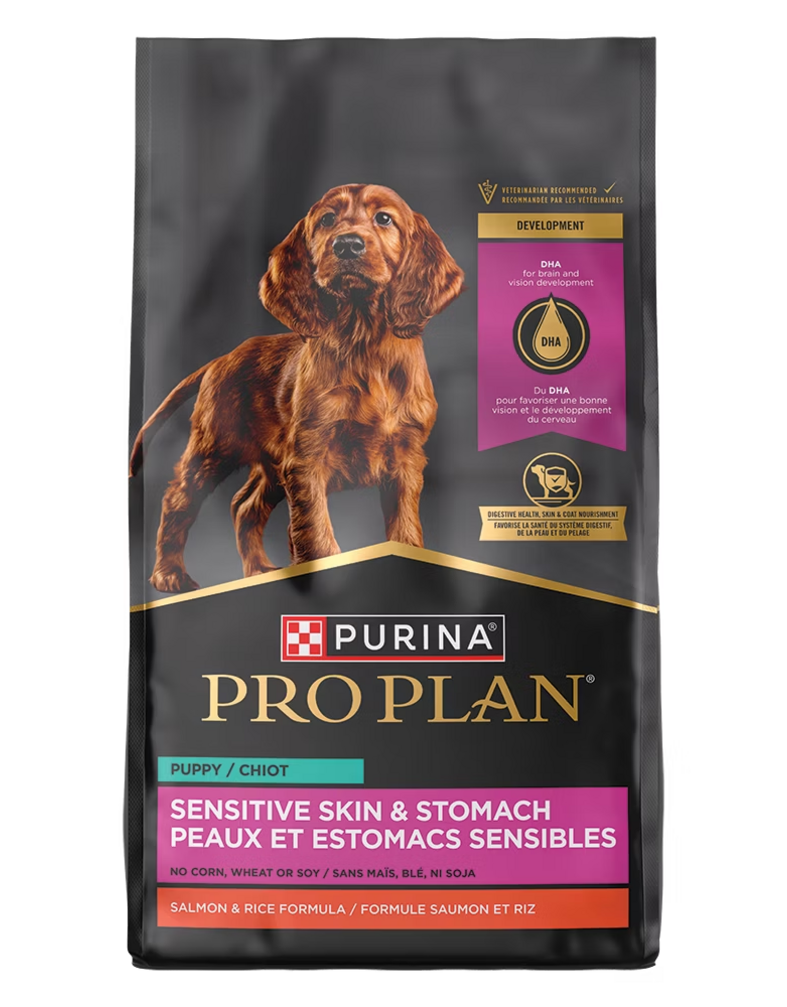 Purina Pro Plan Purina Pro Plan Puppy Sensitive Skin & Stomach Salmon & Rice Dry Dog Food - 24 lb