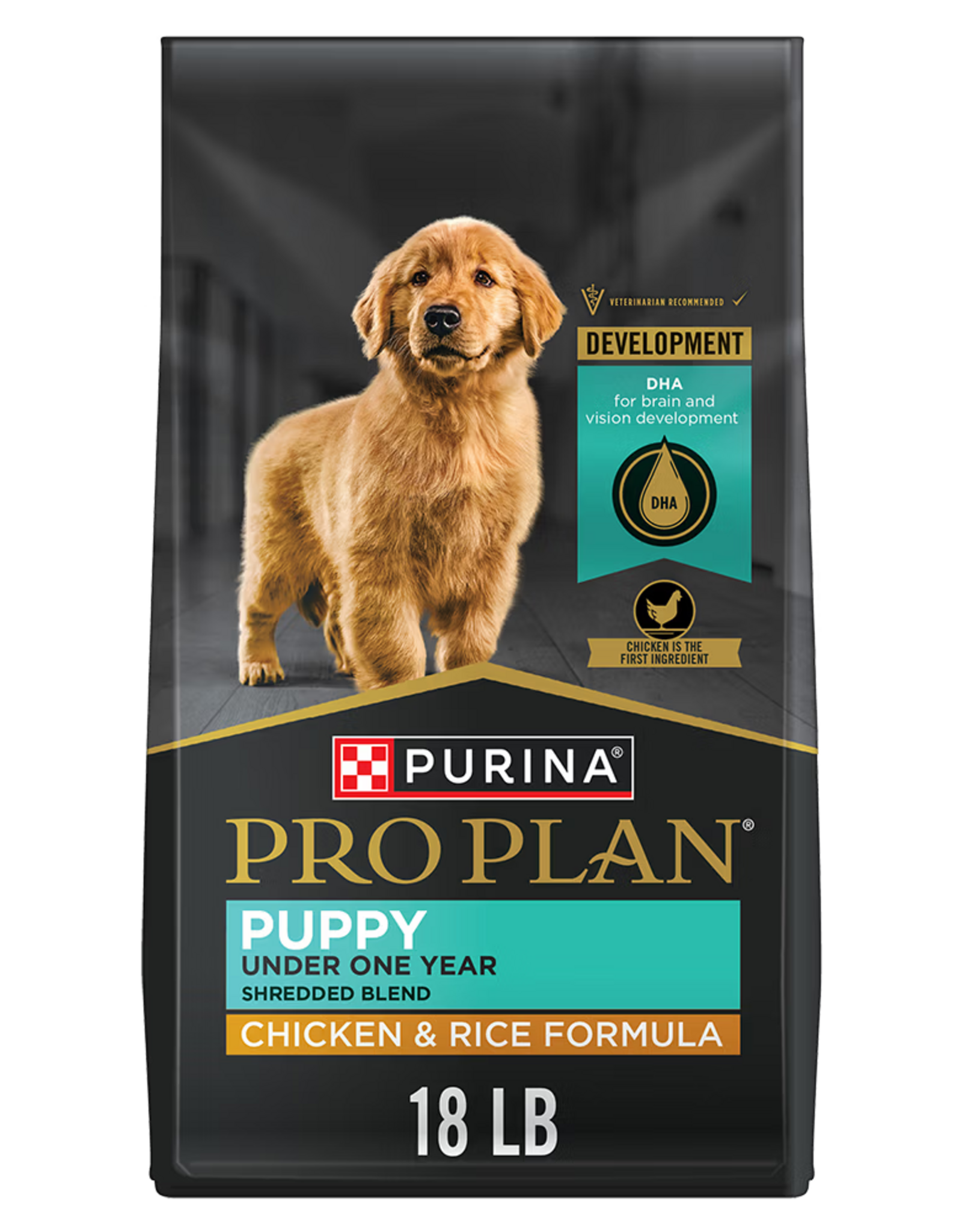 Nestle Purina PRO PLAN PUPPY SHREDDED CHICKEN 18 LBS