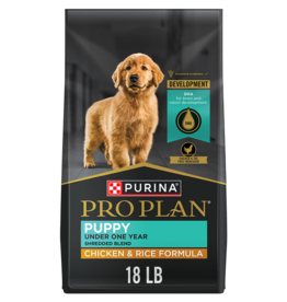 Purina Pro Plan Purina Pro Plan Puppy Shredded Chicken & Rice Dry Dog Food - 18 lb