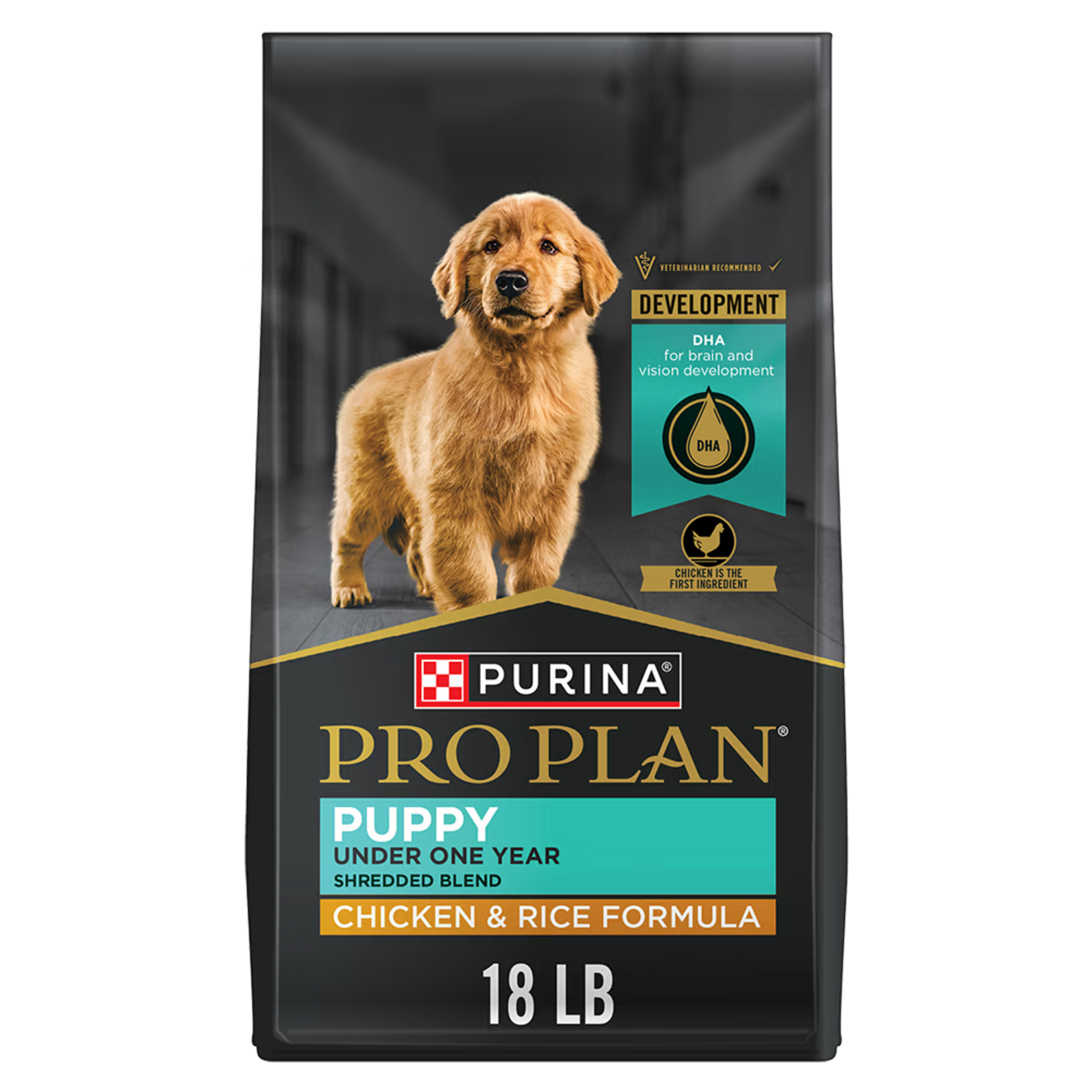 Purina Pro Plan Purina Pro Plan Puppy Shredded Chicken & Rice Dry Dog Food - 34 lb